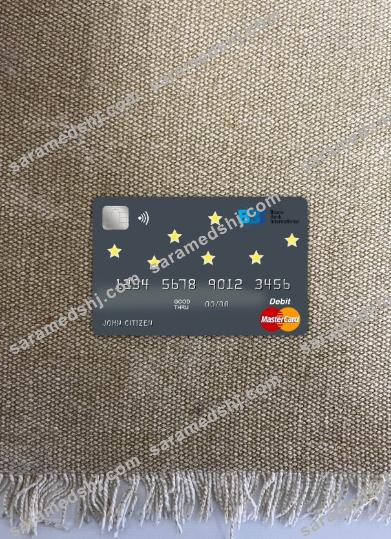 Bosnia and Herzegovina Bosna International bank mastercard photolook front